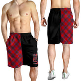 Leslie Modern Tartan Crest Men's Short - Cross Style